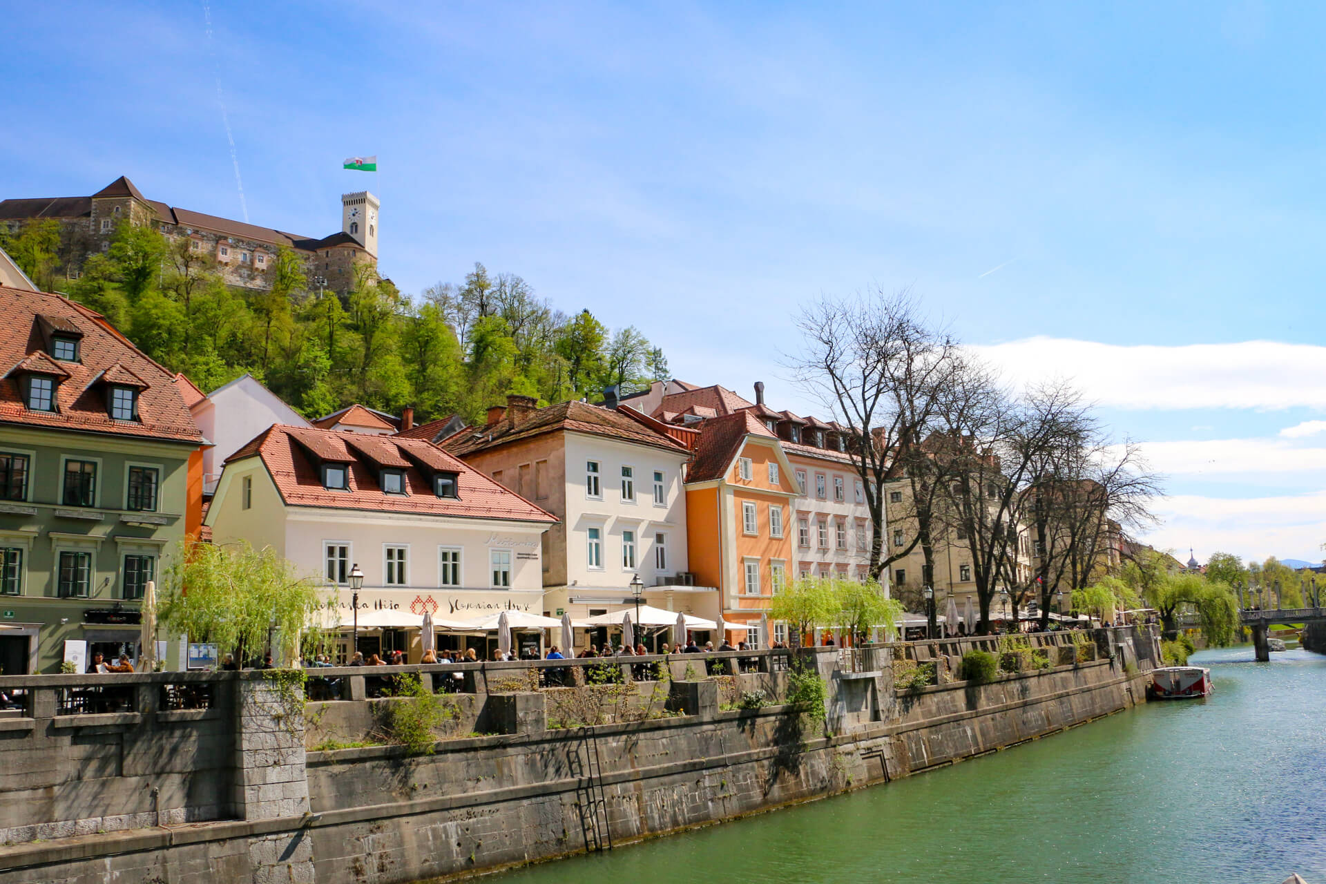 Houses by the Ljubljanica river