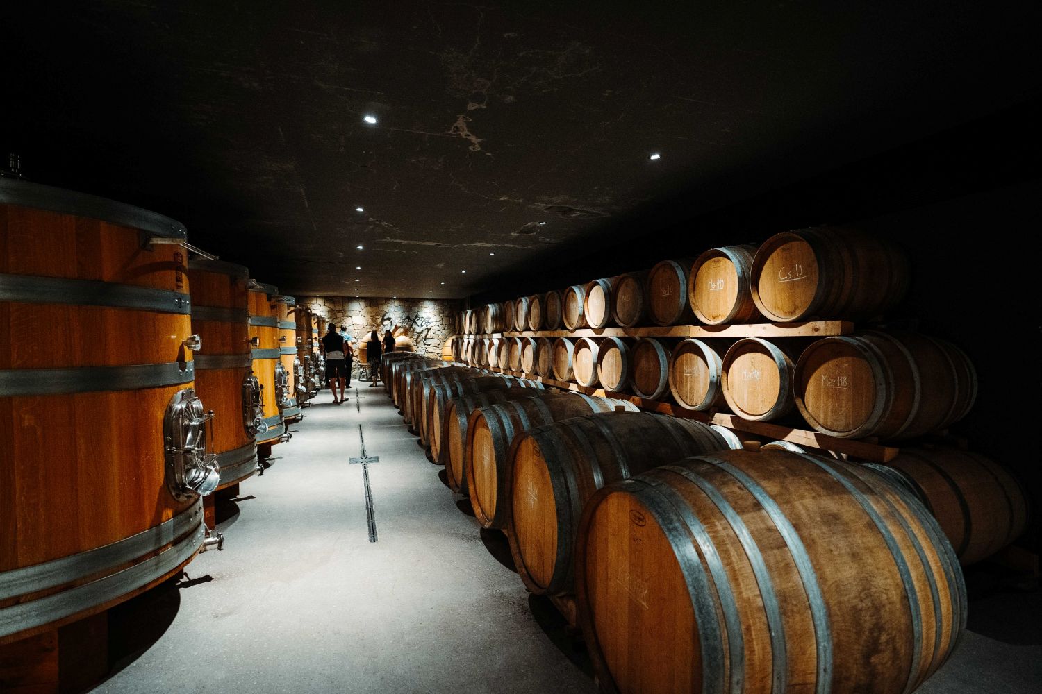 Wine cellars on Slovenia cycling tour