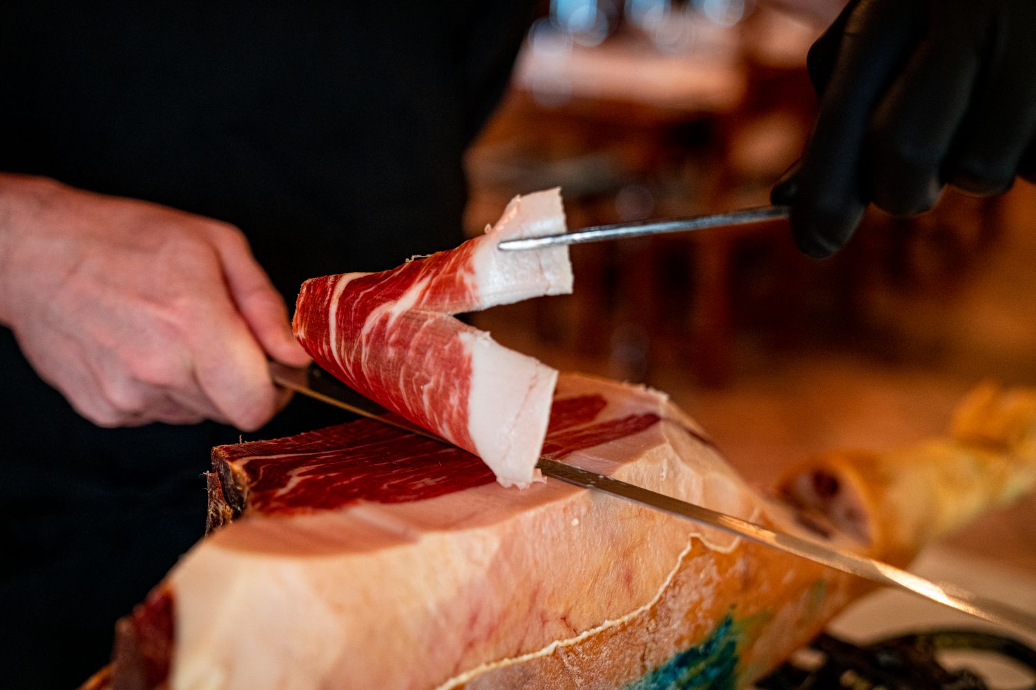 Slovenian prosciutto tasting on bike tour