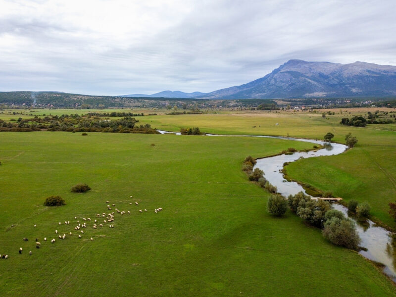 A beautiful landscape near Sinj, in a lesser-known part of Croatia.