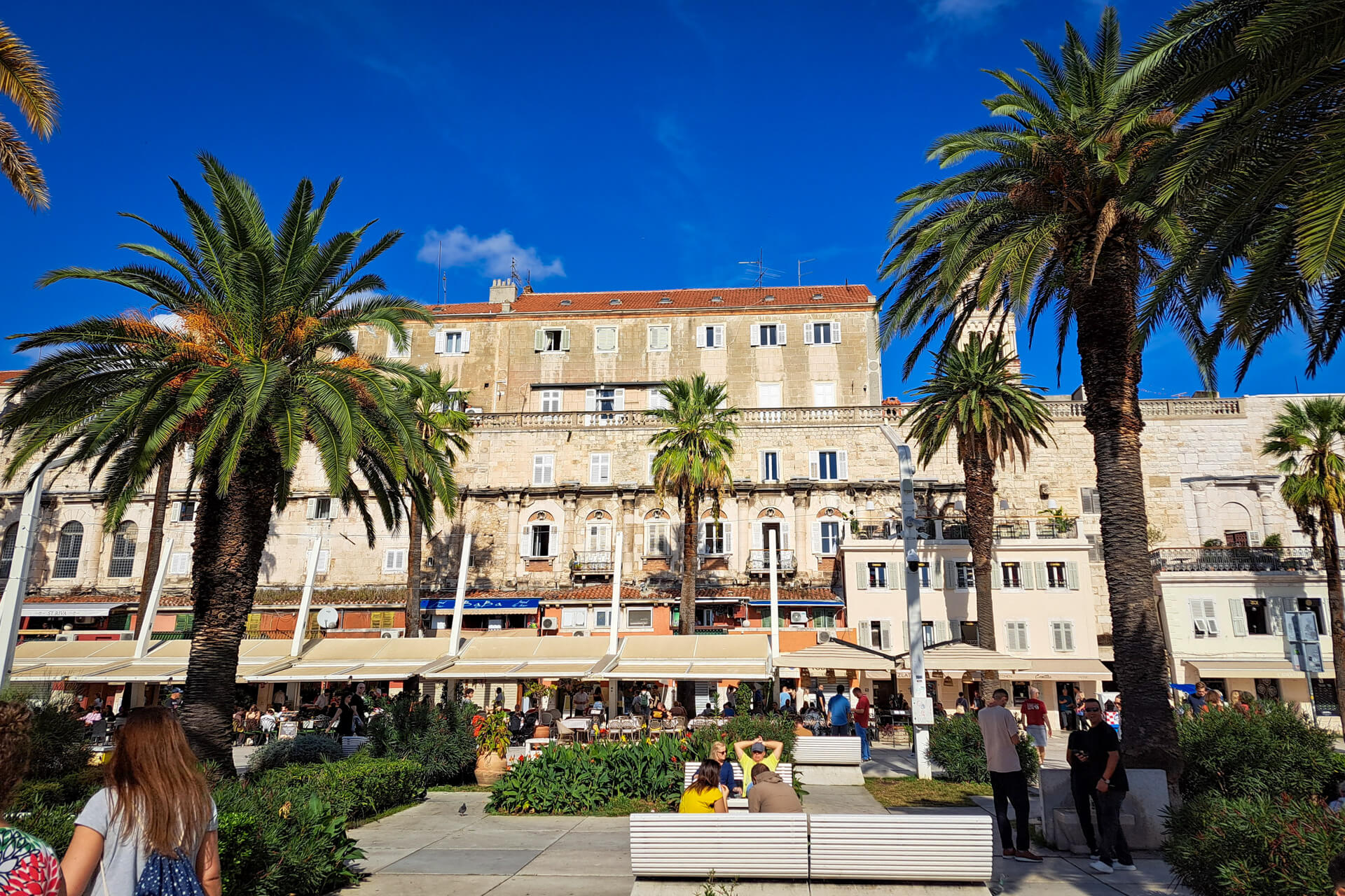 Riviera in Split, Croatia.