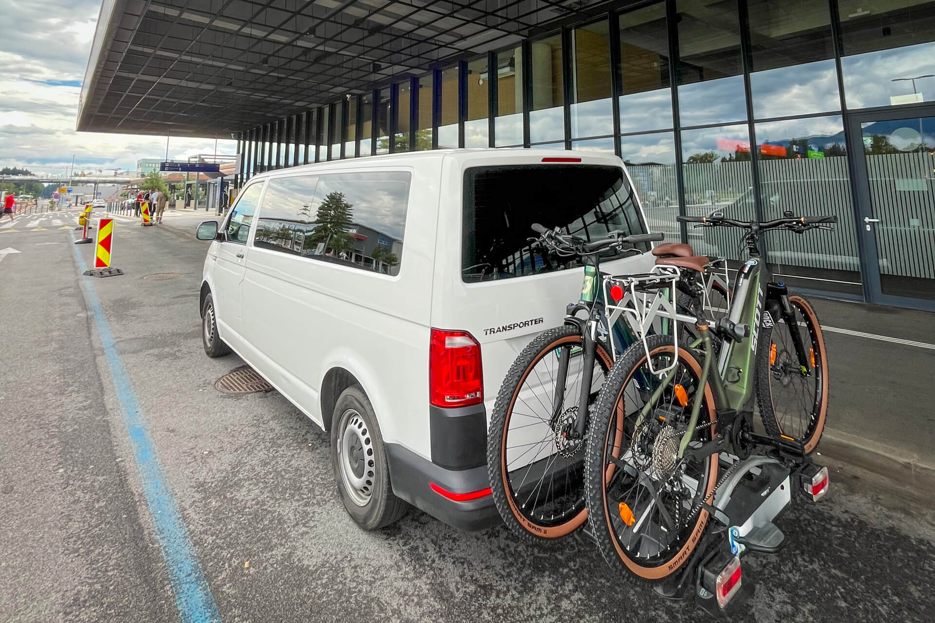 Shuttle service from Ljubljana airport, Slovenia.